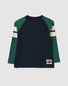 OVS T-SHIRT RAGLAN W/PRINT