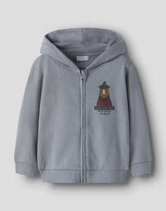 NAME IT NMMVOLTINUS NREG SWEAT CARD WH BRU