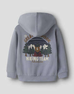 NAME IT NMMVOLTINUS NREG SWEAT CARD WH BRU