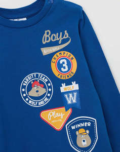 OVS TSHIRT LS W-PRINT MOD C