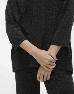 VERO MODA VMKANVA 3/4 V-NECK TOP JRS GA