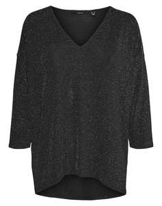 VERO MODA VMKANVA 3/4 V-NECK TOP JRS GA