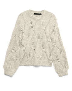 VERO MODA VMZENIA LS O-NECK STITCH PULLOVER