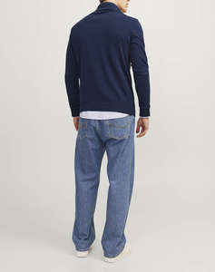 JACK&JONES JJEEMIL KNIT HALF ZIP NOOS