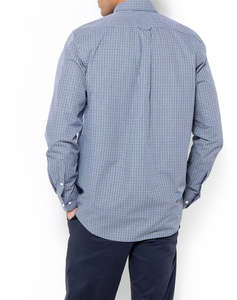 THE BOSTONIANS РИЗА CHESTER POPLIN REGULAR FIT MiniCheck POPLIN Button-down Regular Fit