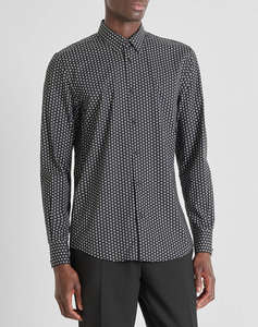 ANTONY MORATO MMSL00628FA430654 MIN OF 6 SHIRT NAPOLI SLIM FIT IN SOFT TOUCH PRINTED COTTON VISCOSE BLEND FABRIC МЪЖКА БЛУЗА