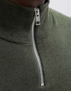 JACK&JONES JJEEMIL KNIT HALF ZIP NOOS