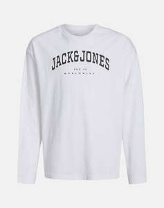 JACK&JONES JJECALEB VARSITY TEE LS O-NECK SN JNR