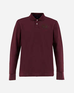 LAMARTINA BLOUSE ПОЛО MM MAN L/S POLO PIQUET STRETCH
