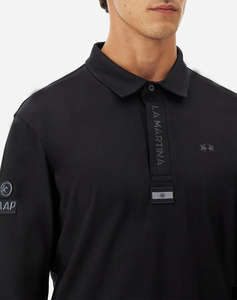 LAMARTINA BLOUSE ПОЛО MM MAN L/S POLO SILKY FINISH JERS