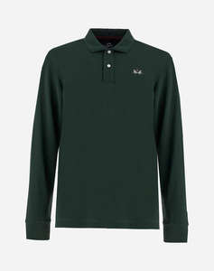 LAMARTINA BLOUSE ПОЛО MM MAN L/S POLO PIQUET STRETCH