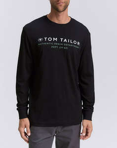 TOM TAILOR PRINTED LONGSLEEVE MENS T-SHIRT