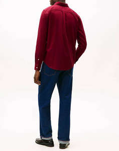 TOMMY HILFIGER FLEX FLANNEL SOLID RF SHIRT