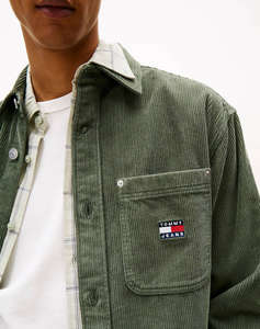 TOMMY JEANS TJM RLX WASHED CORD SHIRT EXT