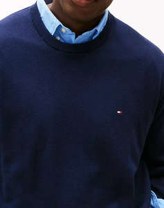 TOMMY HILFIGER BT-PIMA ORG CTN CASHMERE CN-B