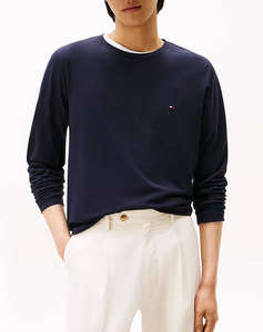 TOMMY HILFIGER STRETCH SLIM FIT LONG SLEEVE TEE