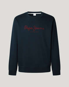 PEPE JEANS DROP 2A MACBETH PLAIN CREW МЪЖКИ СУИТШЪРТ