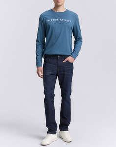 TOM TAILOR PRINTED LONGSLEEVE MENS T-SHIRT