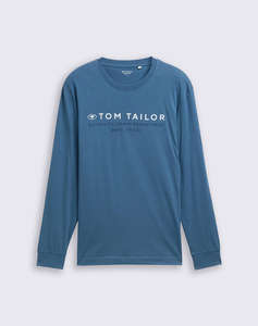 TOM TAILOR PRINTED LONGSLEEVE MENS T-SHIRT