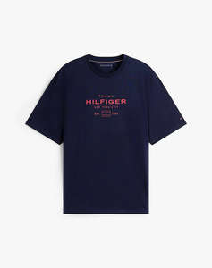 TOMMY HILFIGER BT-HILFIGER STACK GRAPHIC TEE-B