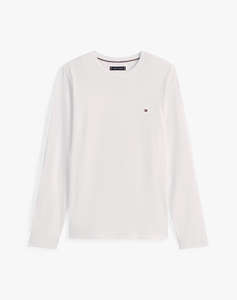 TOMMY HILFIGER STRETCH SLIM FIT LONG SLEEVE TEE