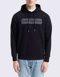 TOM TAILOR PRINTED SWEAT HOODIE MENS SWEATSHIRT