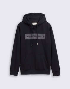 TOM TAILOR PRINTED SWEAT HOODIE MENS SWEATSHIRT