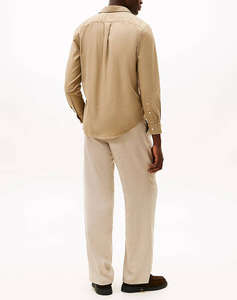 TOMMY HILFIGER FLEX FLANNEL SOLID RF SHIRT