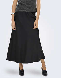 ONLY ONLMIKA VIS SATIN LONG SKIRT WVN