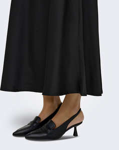 ONLY ONLMIKA VIS SATIN LONG SKIRT WVN