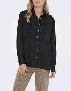 ONLY ONLSTAR LIFE L/S BREEANA MIX SHIRT SOLID