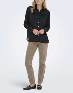 ONLY ONLSTAR LIFE L/S BREEANA MIX SHIRT SOLID