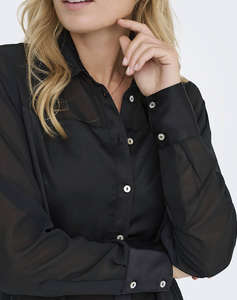 ONLY ONLSTAR LIFE L/S BREEANA MIX SHIRT SOLID