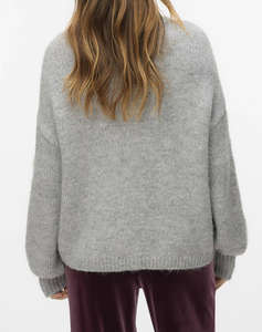 VERO MODA VMILINA LS O-NECK HANDSTITCH PULLOVER