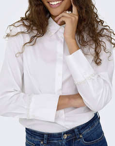ONLY ONLBECS PEARL FITTED SHIRT WVN