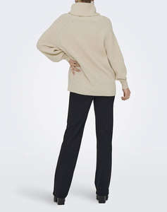 ONLY ONLWHITNEY LIFE LS LOOSE ROLLNECK KNT