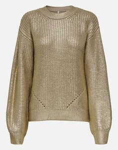 ONLY ONLKAMA LS FOIL RIB PULLOVER KNT