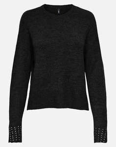 ONLY ONLOHIO LS O-NECK BLING PULLOVER KNT