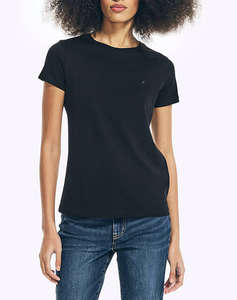 NAUTICA BLOUSE T-SHIRT KM SUSTAINABLE ANCHOR COTTON CREW NECK TEE
