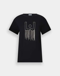 LIU JO DENIM_UF5J15_T-SHIRT MODA M/C ДАМСКА ТЕНИСКА