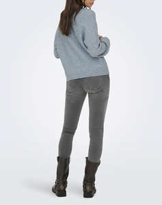 ONLY ONLARIZONA LS SEQUINS V-NECK PUL KNT