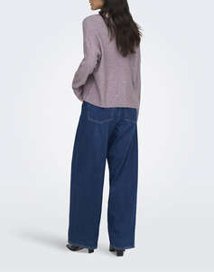 ONLY ONLARIZONA LS SEQUINS V-NECK PUL KNT