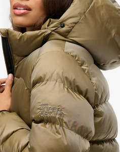 SUPERDRY D1 SDSW HOODED LUXE SPORTS PUFFER ДАМСКО ЯКЕ