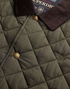 SUPERDRY D3 STUD QUILTED ESTATE COACH JACKET МЪЖКО ЯКЕ