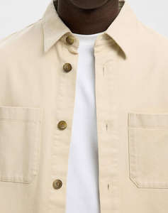 SELECTED SLHTRAVIS TWILL OVERSHIRT LS NOOS