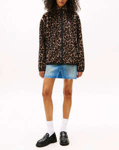 TOMMY JEANS TJW ZIP THROUGH BADGE TEDDY