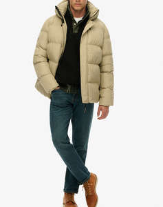 SUPERDRY D2 SDSW HOODED 5 BAFFLE SPORTS PUFFER МЪЖКО ЯКЕ