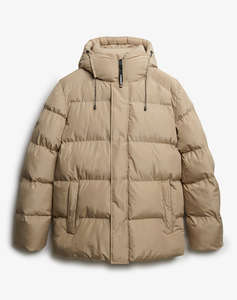 SUPERDRY D2 SDSW HOODED 5 BAFFLE SPORTS PUFFER МЪЖКО ЯКЕ