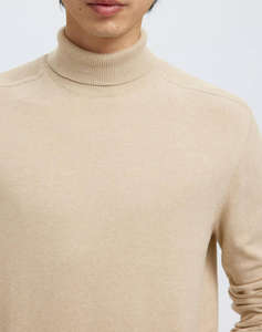 SELECTED SLHBERG ROLL NECK NOOS