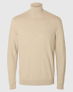 SELECTED SLHBERG ROLL NECK NOOS